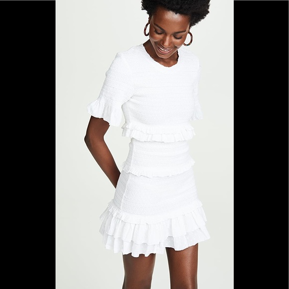LoveShackFancy white Aveline dress worn once